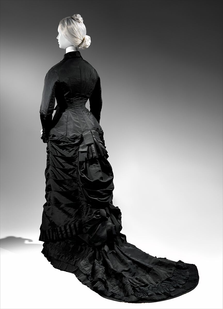 Afternoon dress, silk, American