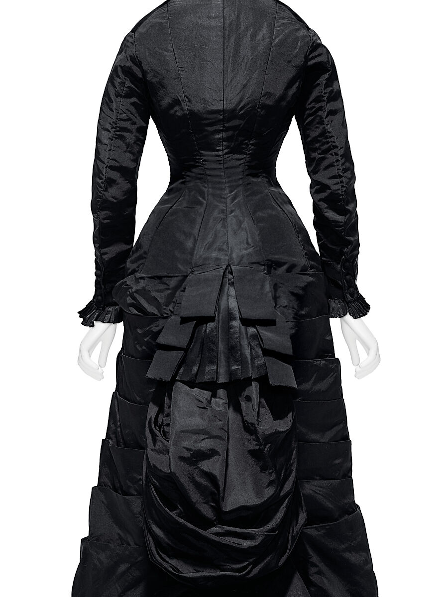 Afternoon dress, silk, American