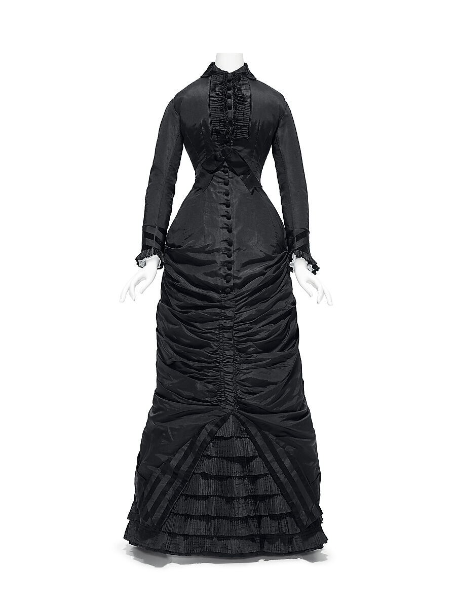 Afternoon dress, silk, American