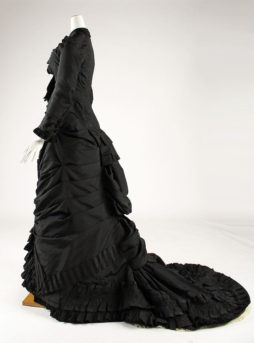 Afternoon dress, silk, American