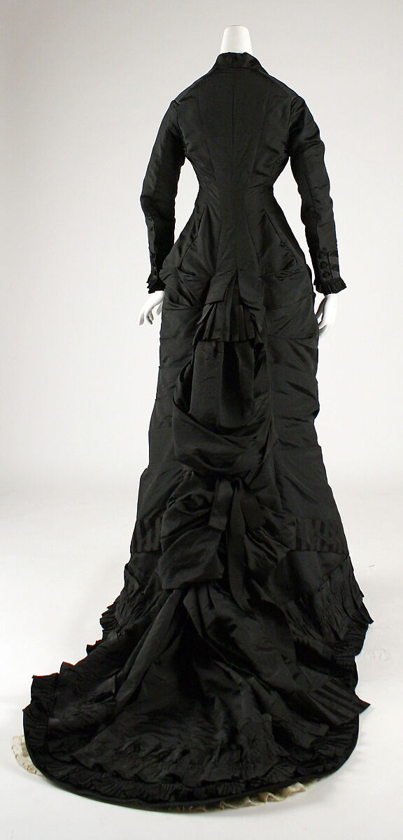 Afternoon dress, silk, American