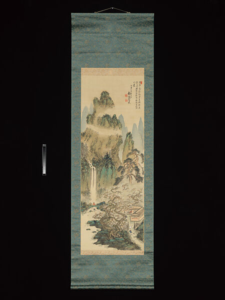 Three Friends of Winter, Tomioka Tessai (Japanese, 1836–1924), Hanging scroll; ink and color on silk, Japan