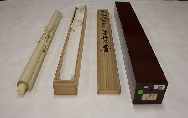 Rock in the Shape of a Fantastic Mountain, Tomioka Tessai (Japanese, 1836–1924), Hanging scroll; ink and color on paper, Japan