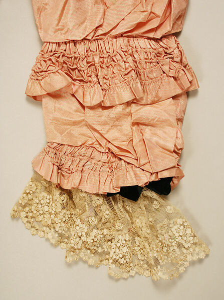 Dress, silk, cotton, British