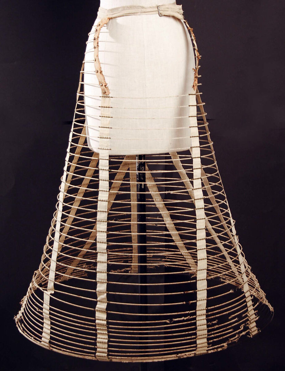 Hoops, metal, cotton, American