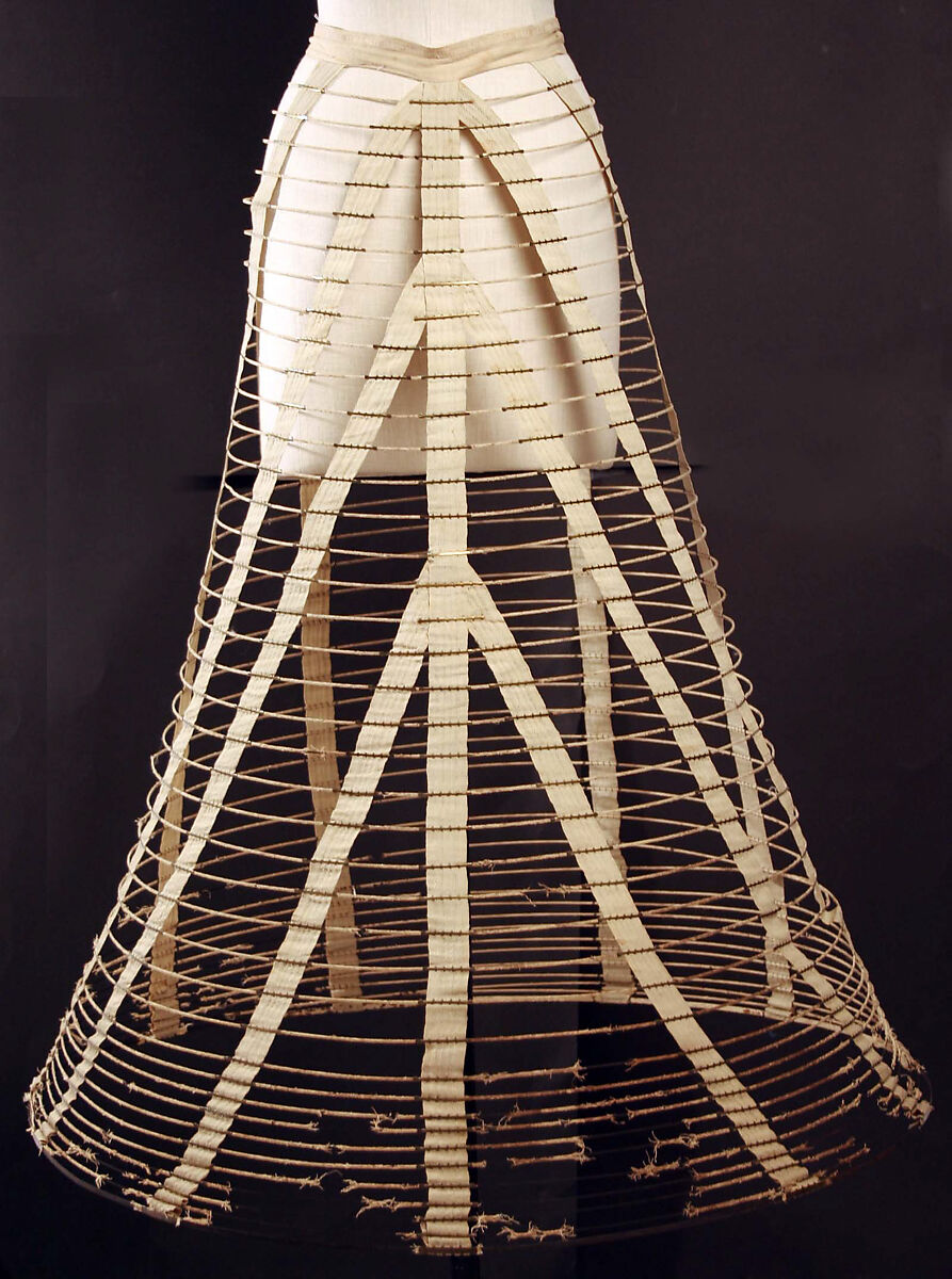 Hoops, metal, cotton, American