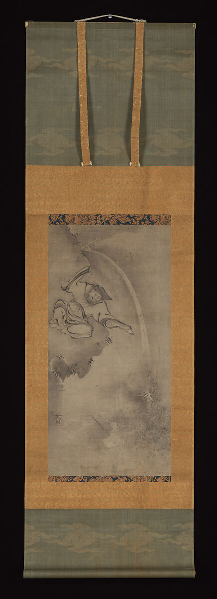 Daoist Master Fei Zhangfang, Sesson Shūkei (ca. 1504–ca. 1589), Hanging scroll; ink on paper, Japan