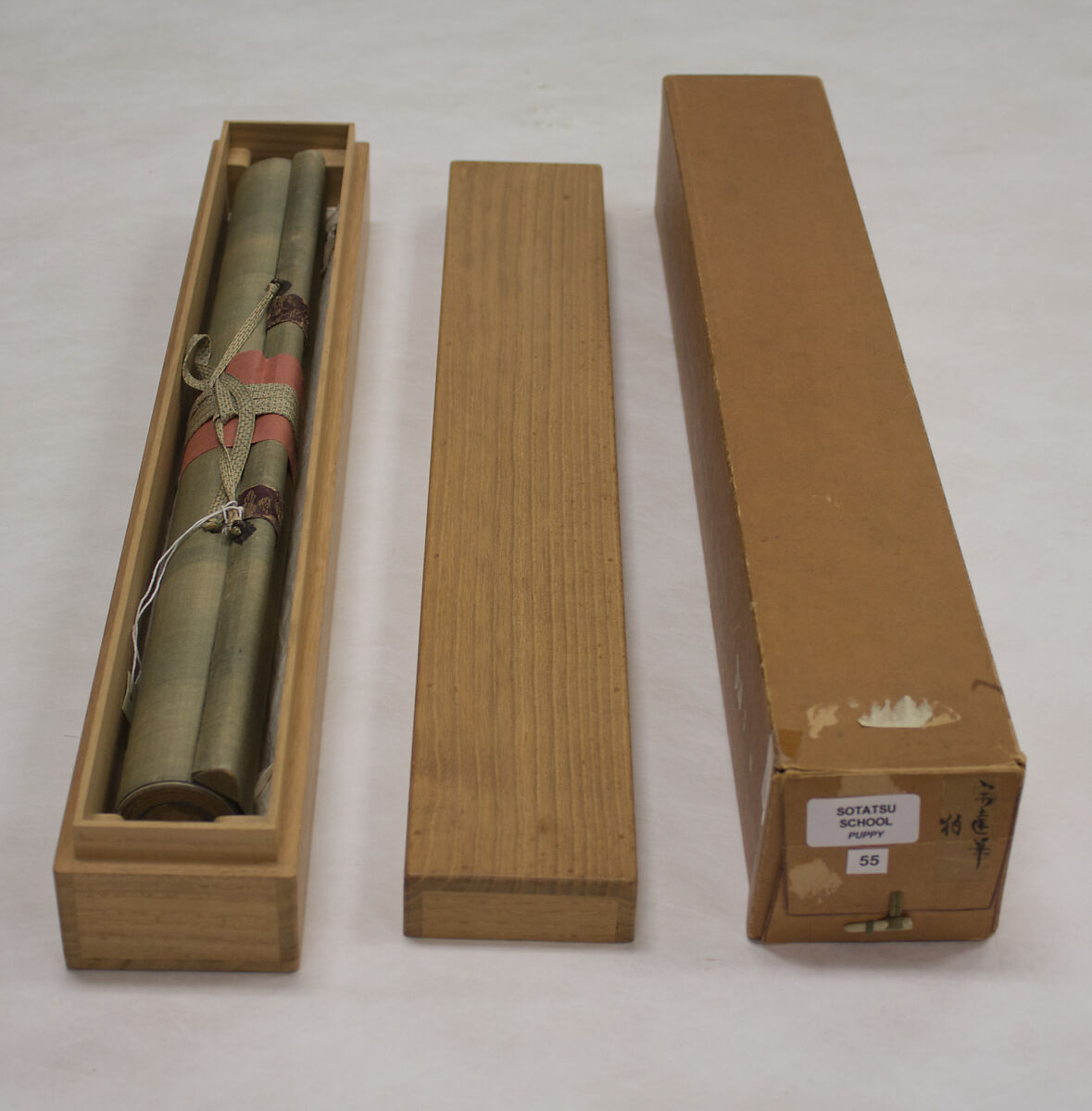 Puppy, Studio of Tawaraya Sōtatsu 俵屋宗達工房  , early 17th century, Hanging scroll; ink on paper, Japan