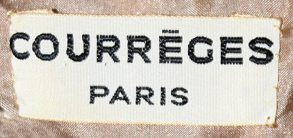 Evening dress, André Courrèges (French, Pau 1923–2016 Neuilly-sur-Seine), silk, plastic (polyvinyl chloride), French