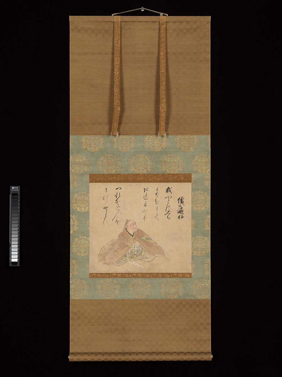 Archbishop Henjō (Sōjō Henjō zu), from the Dōon Version of the Thirty-Six Poetic Immortals, Iwasa Matabei 岩佐又兵衛 (Japanese, 1578–1650), Hanging scroll: ink, color, gold and silver on paper, Japan