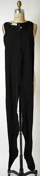 Ensemble, Pierre Cardin (French (born Italy), San Biagio di Callalta 1922–2020 Neuilly), (a) wool, (b) nylon, (c, d) leather, plastic (vinyl), French