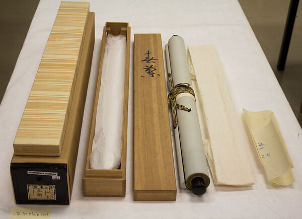 Spring Orchids, Shimomura Kanzan 下村観山 (Japanese, 1873–1930), Hanging scroll; ink and color on silk, Japan