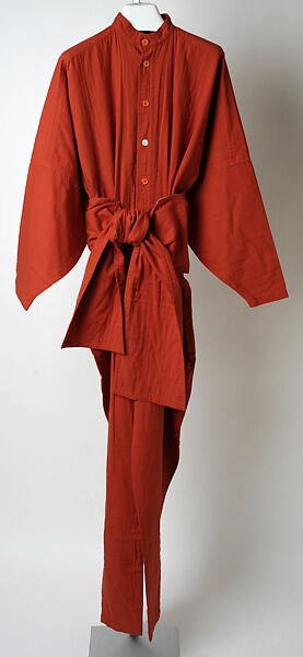 Jumpsuit, Issey Miyake (Japanese, 1938–2022), cotton, Japanese 