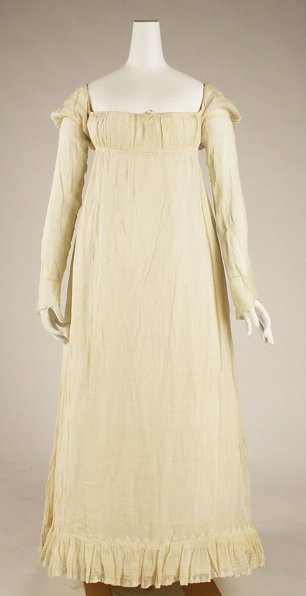 Dress, linen, American 