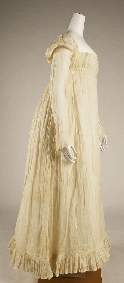 Dress, linen, American