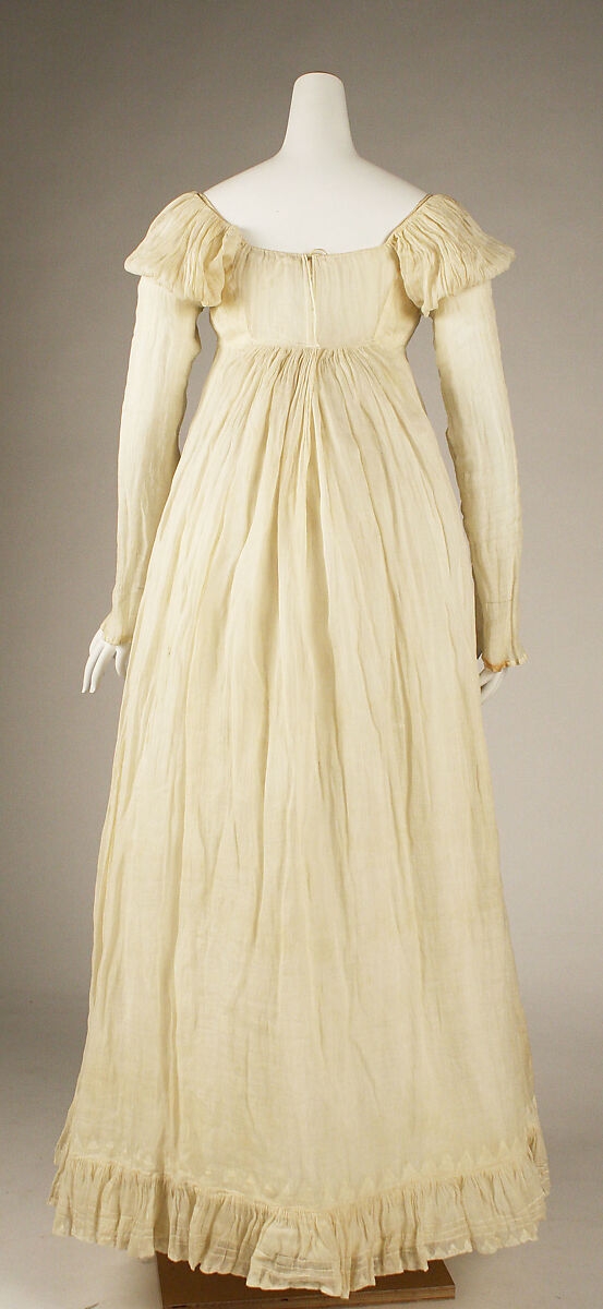 Dress, linen, American