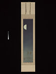 Moon, Cormorants and Herons, Fujii Tatsukichi 藤井達吉 (Japanese, 1881–1964), Pair of hanging scrolls; color on paper, Japan