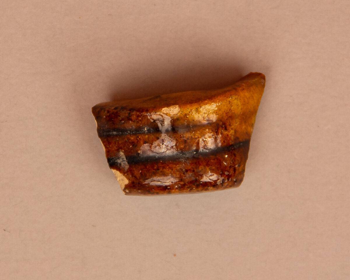 Ceramic Fragments, Earthenware; glazed 