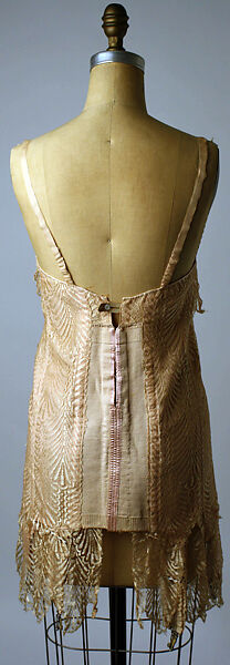 Corset, silk, rubber, cotton, French