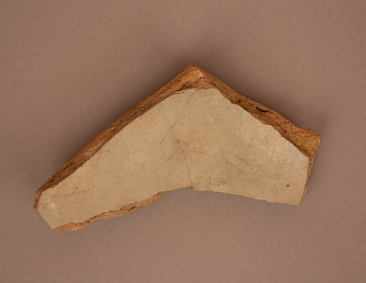 Fragments of Ceramics with Opacified Glaze, Earthenware; glazed 