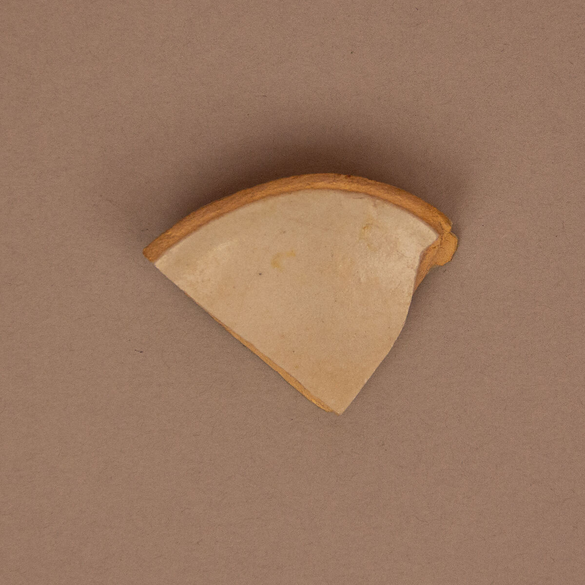 Fragments of Ceramics with Opacified Glaze, Earthenware; glazed 