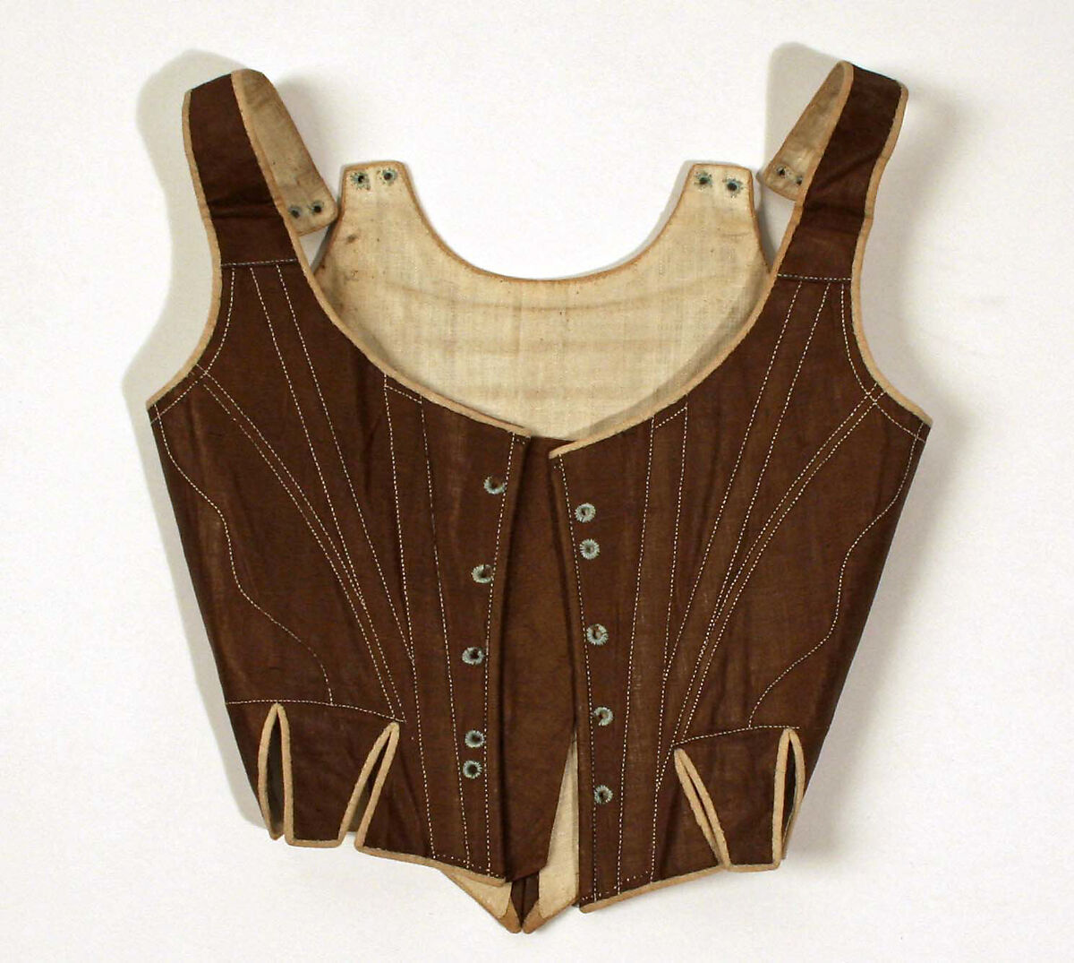 Corset, cotton, wood, European