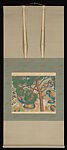 Mountain Stream, Nonagase Banka  野長瀬晩花 (Japanese, 1889–1964), Hanging scroll; ink, color, and gold paint on silk, Japan