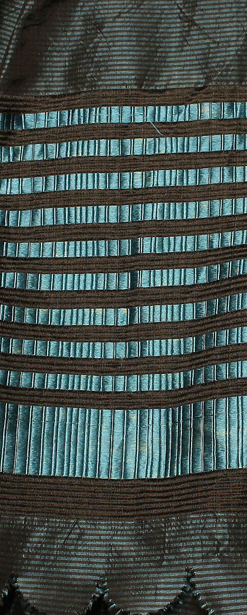 Dress, silk, British