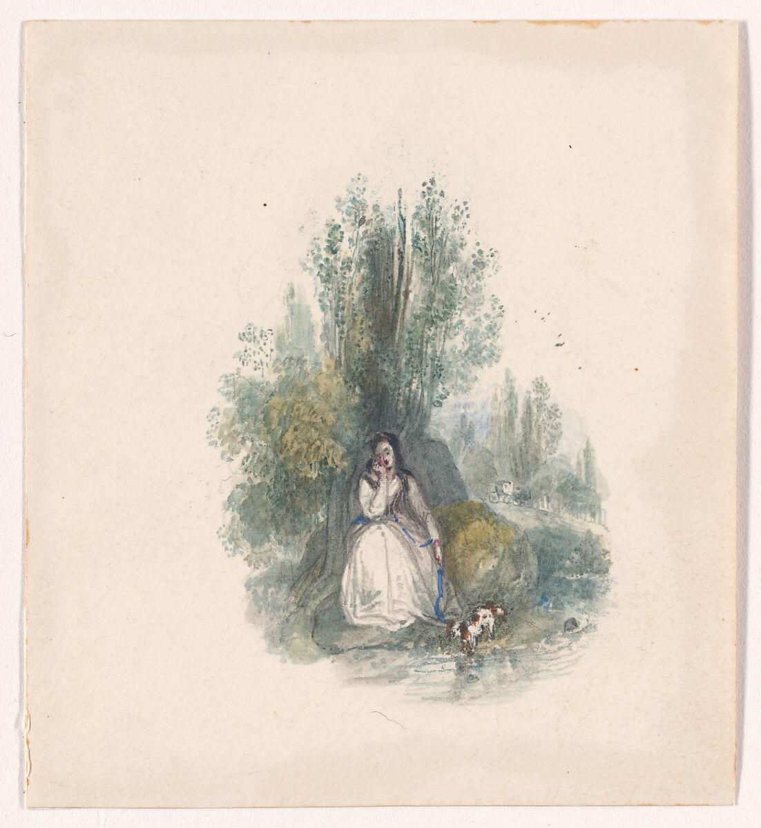 Illustration design for "The Economy of Human Life", Frank Howard (British, London 1805–1866 Liverpool), Watercolor 