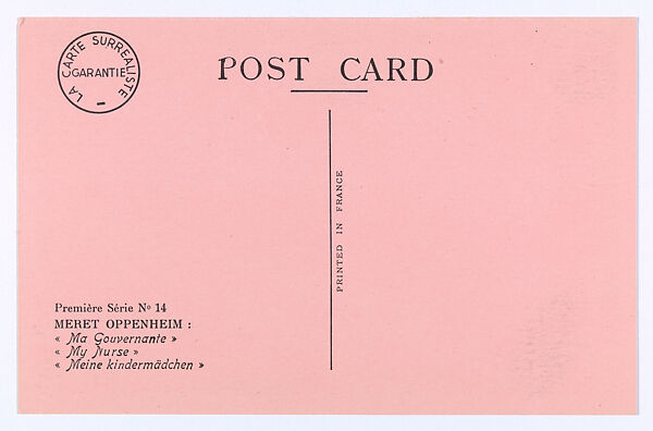 La carte surrealiste : première série, Georges Hugnet (French, Paris 1906–1974 Paris)