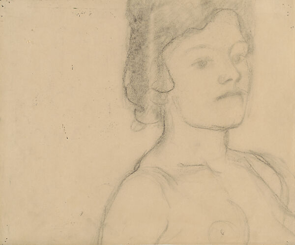 Farmyard with Sheep (recto); Female Nude (verso), Piet Mondrian (Dutch, Amersfoort 1872–1944 New York), Conté crayon, charcoal, and graphite