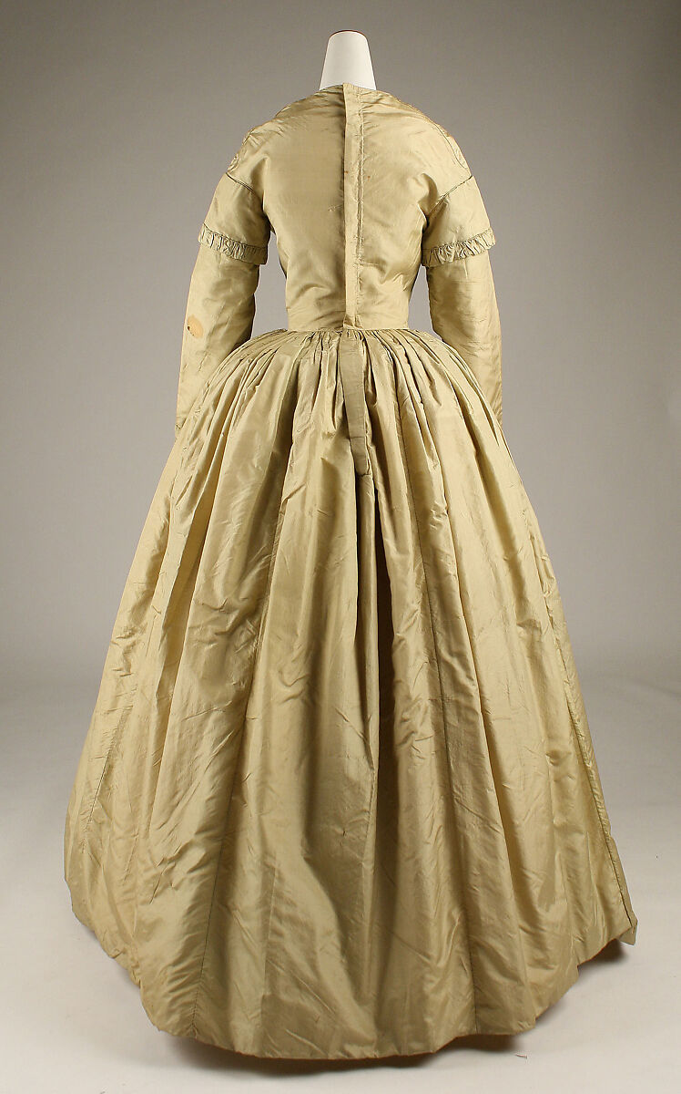 Afternoon dress, silk, American