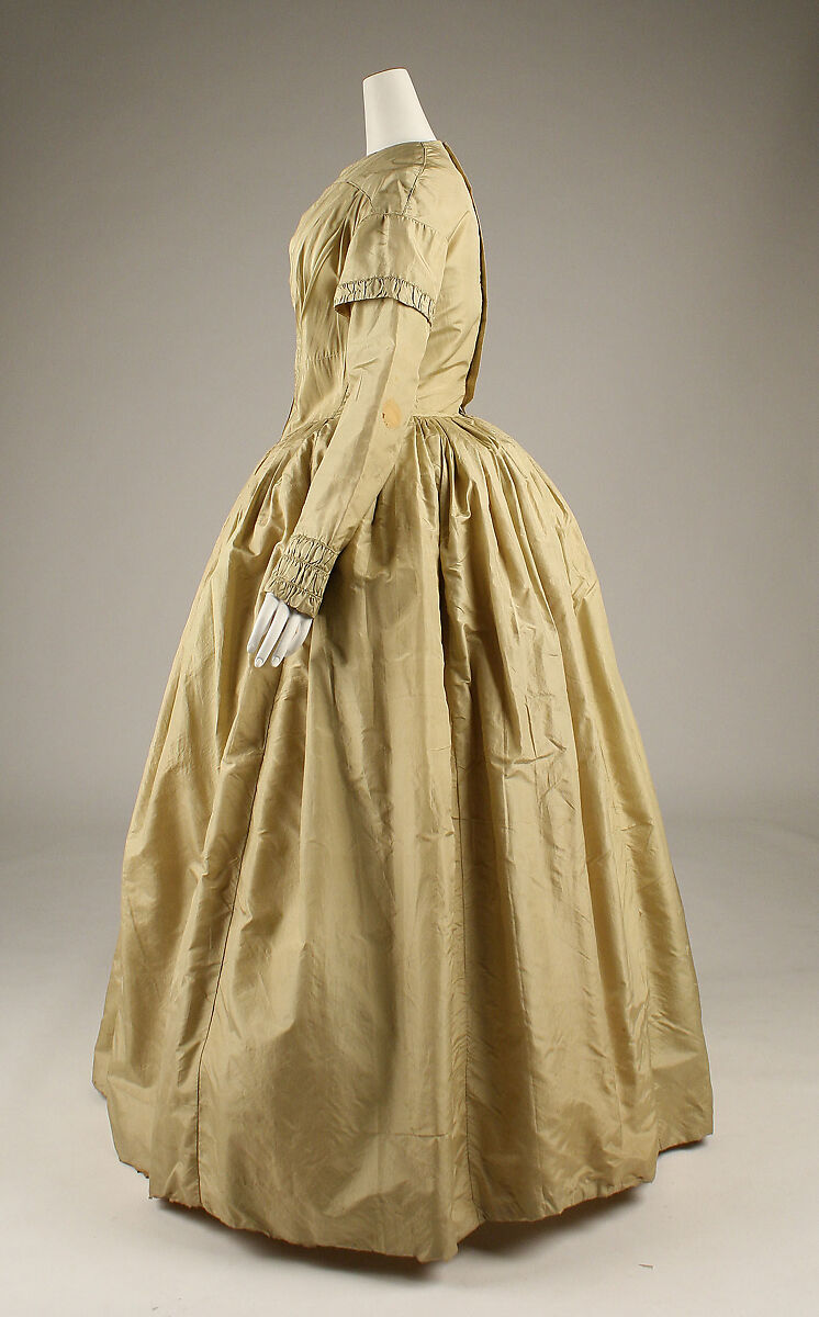 Afternoon dress, silk, American