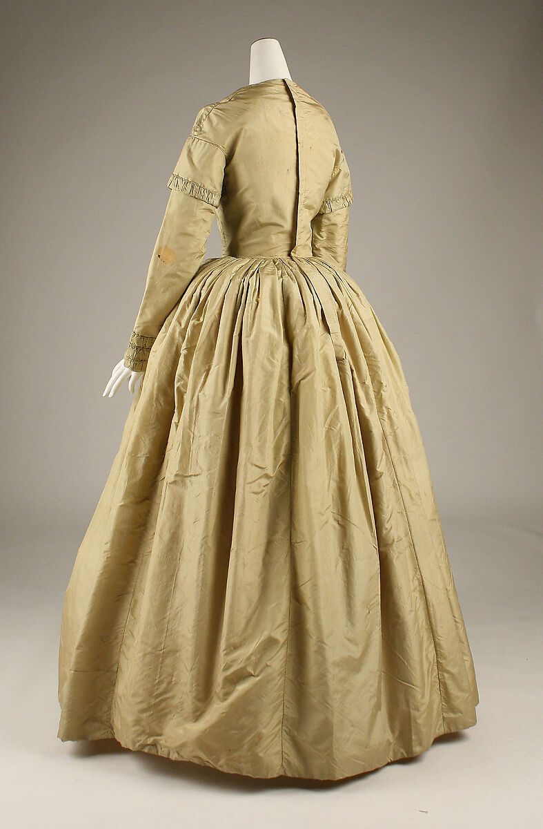 Afternoon dress, silk, American