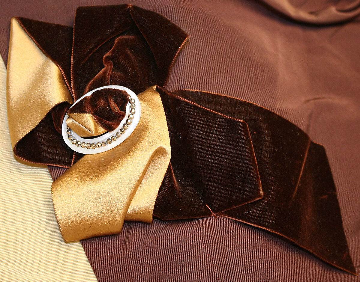 Visiting dress, Maison Pingat (French), silk, French