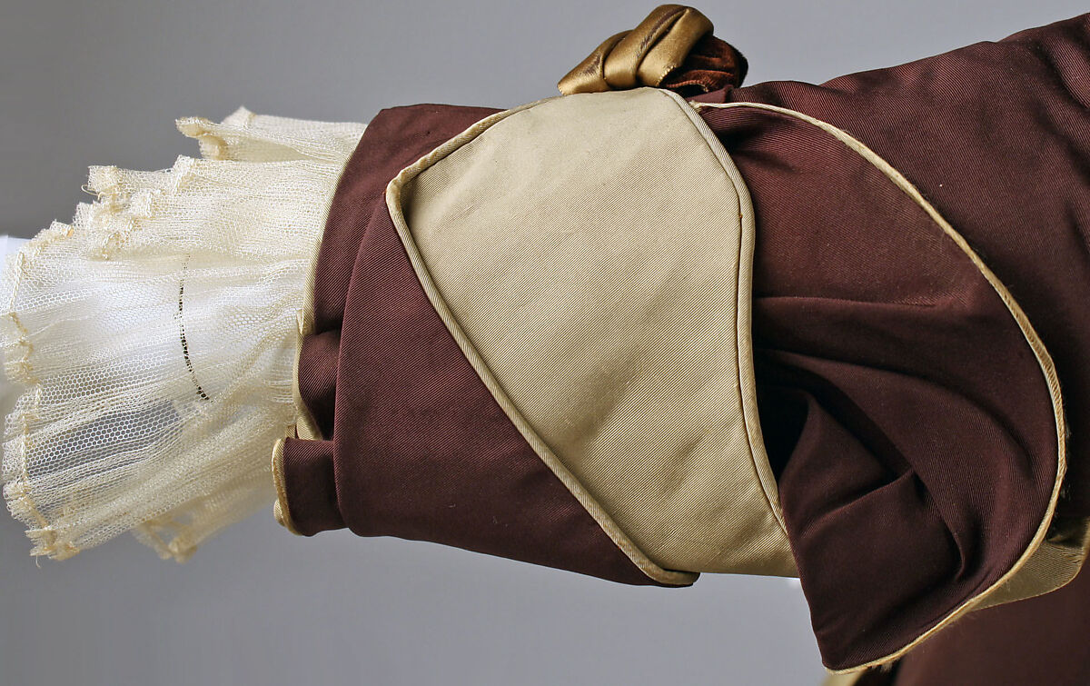 Visiting dress, Maison Pingat (French), silk, French