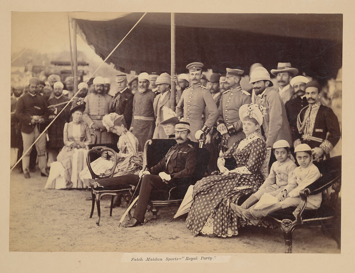 The Royal Visit to Hyderabad (Deccan) January 1889, Lala Deen Dayal Photographer, Secunderabad & Indore, CI(?), Albumen silver prints 