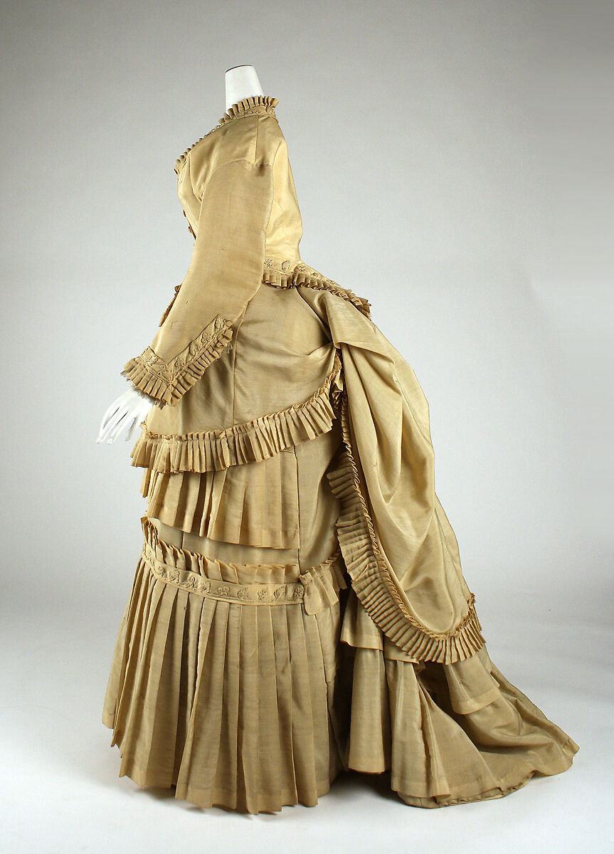 Dress, wool, cotton, European