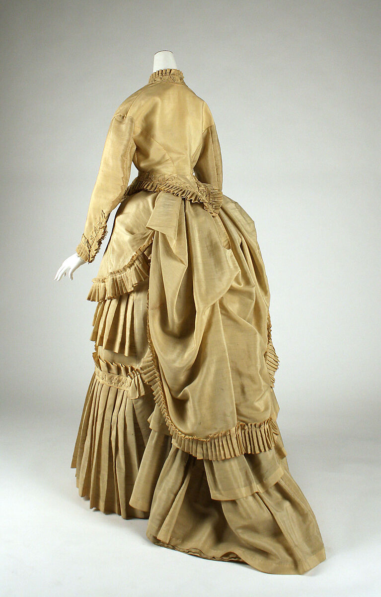 Dress, wool, cotton, European