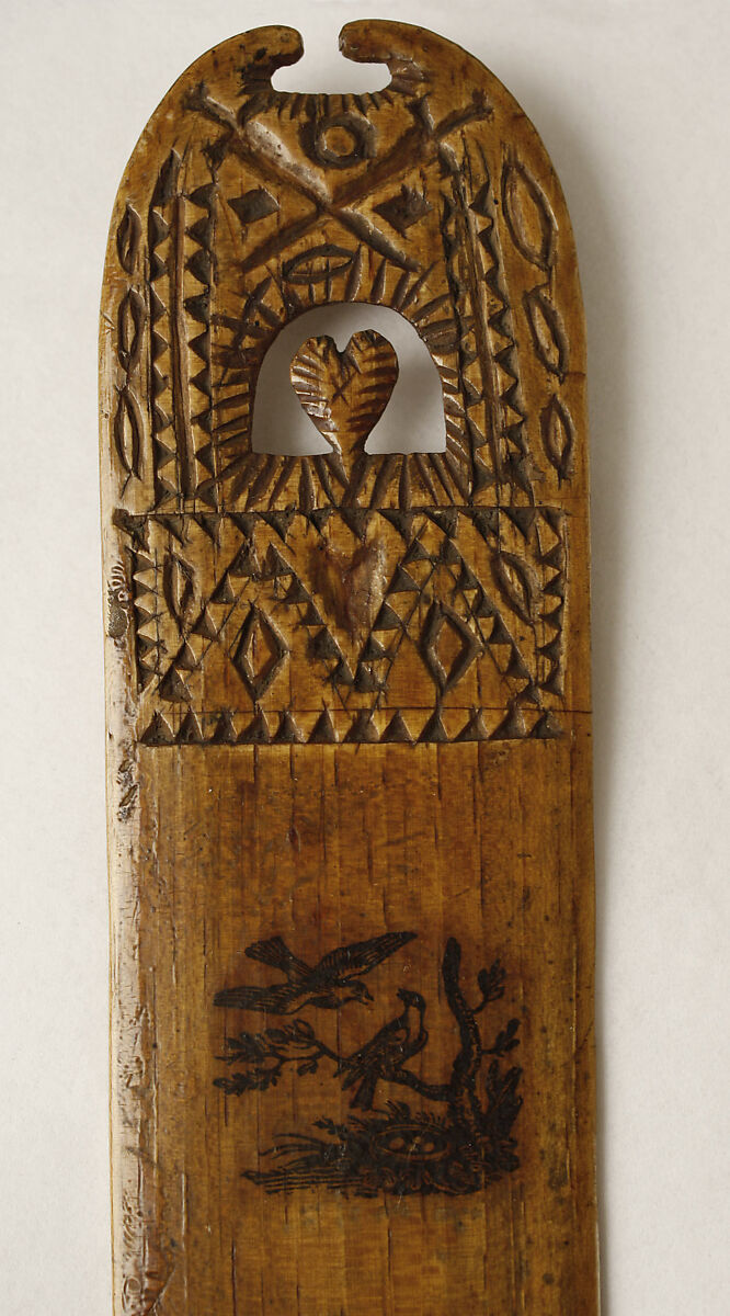 Busk, wood, probably American