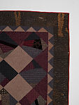 Crazy quilt, Unknown Maker  , probably Quaker, Pennsylvania, Silk, silk velvet and wool, pieced, American