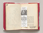 From the Mixed-Up Files of Mrs. Basil E. Frankweiler, Charles LeDray (American, born 1960), Artist's book