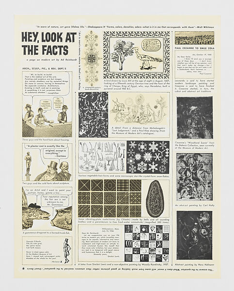 The Art Comics and Satires of Ad Reinhardt, Ad Reinhardt (American, Buffalo, New York 1913–1967 New York), Black oversized envelope with book and portfolio