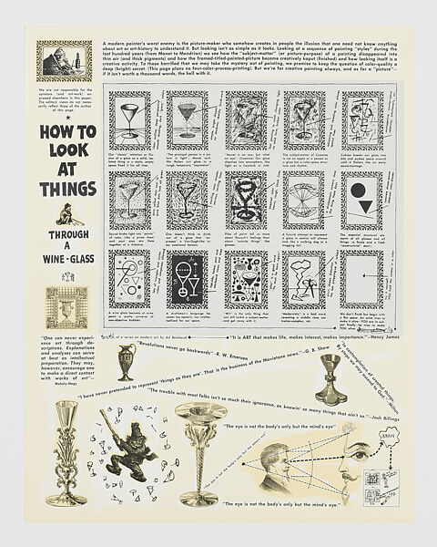 The Art Comics and Satires of Ad Reinhardt, Ad Reinhardt (American, Buffalo, New York 1913–1967 New York), Black oversized envelope with book and portfolio