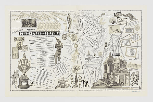 The Art Comics and Satires of Ad Reinhardt, Ad Reinhardt (American, Buffalo, New York 1913–1967 New York), Black oversized envelope with book and portfolio