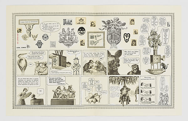 The Art Comics and Satires of Ad Reinhardt, Ad Reinhardt (American, Buffalo, New York 1913–1967 New York), Black oversized envelope with book and portfolio