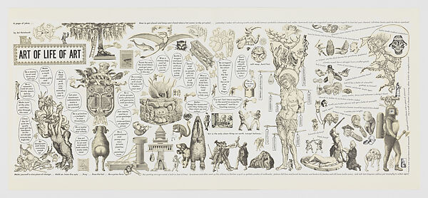 The Art Comics and Satires of Ad Reinhardt, Ad Reinhardt (American, Buffalo, New York 1913–1967 New York), Black oversized envelope with book and portfolio