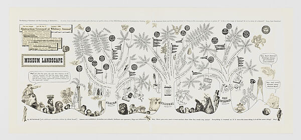 The Art Comics and Satires of Ad Reinhardt, Ad Reinhardt (American, Buffalo, New York 1913–1967 New York), Black oversized envelope with book and portfolio