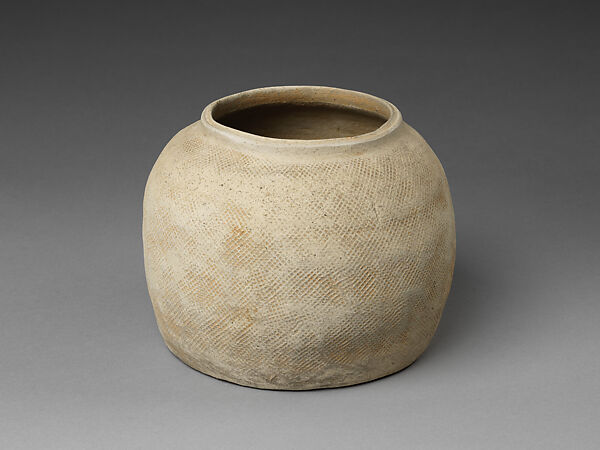 Jar with cover, Stoneware, Korea