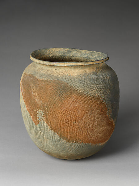 Large jar with cover, Stoneware, Korea
